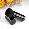 thumbnail image 2 of Retractable Makeup Brush Travel Face Brushes Portable Powder Brush With Cover For Buffing Powder Cosmetics Black, 2 of 6