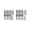 thumbnail image 3 of ZheElen 20 Pcs Accessoires pour Carpe et Poisson Mèches Pince Résistant à l'Usure Imperméable Caoutchouc Anti-Emmêlement Manches Gréement pour Carpe Réutilisable Équipement de Pêche Brun, 3 of 6
