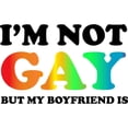 thumbnail image 2 of CafePress - I'm Not Gay But My Boyfriend Is Mug - 11 oz Ceramic Mug - Novelty Coffee Tea Cup, 2 of 4