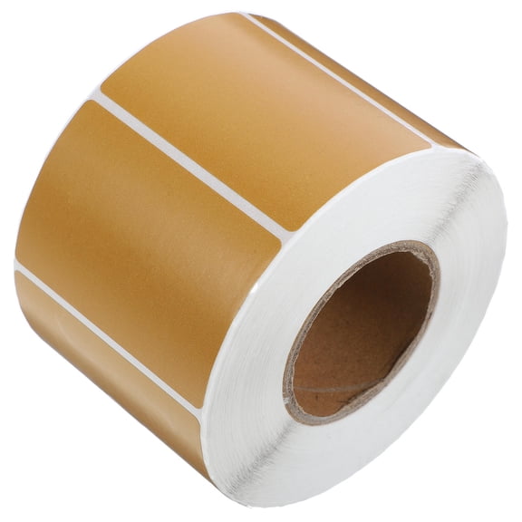 ELAYARD Brown Thermal Label Rolls Self-Adhesive for Shipping, Inventory, and Printer Use - Easy to Apply and