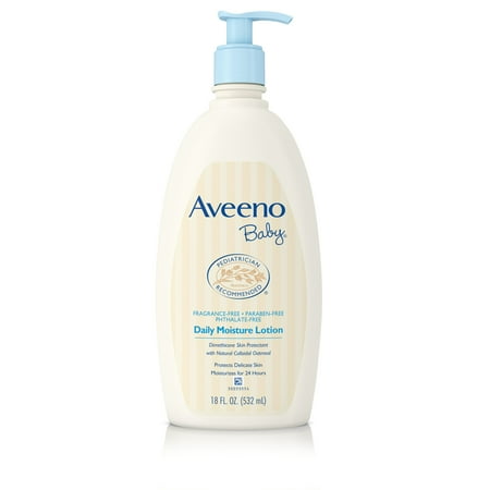 Aveeno Baby Daily Moisture Lotion with Natural Colloidal Oatmeal, 18 fl. oz