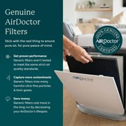 AirDoctor 2000 Genuine Replacement Pre-Filter, 14x11.75x1 in., MERV 14, 3-Pack