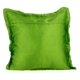 thumbnail image 3 of Funda de almohada verde trébol, 45 x 45 cm (18 x 18 pulgadas), cuadrada de satén, con diseño de patchwork fruncido, moderna, con efecto patchwork - Verde trébol de ensueño, 3 of 3
