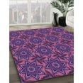 thumbnail image 2 of Ahgly Company Indoor Square Patterned Purple Jam Purple Area Rugs, 8' Square, 2 of 6