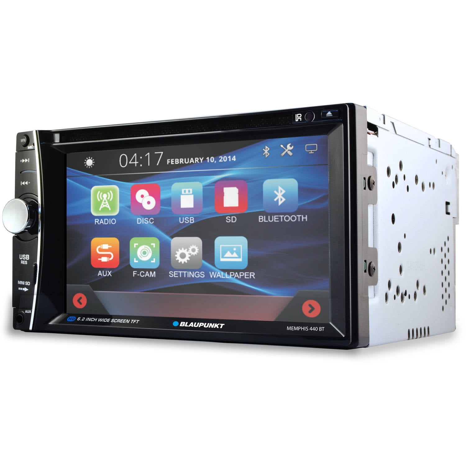 Blaupunkt 6.2” Touchscreen Multimedia Receiver With Bluetooth Indash