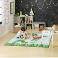 thumbnail image 5 of Eric Carle "The Very Hungry Caterpillar" Elementary Sun Scene Kids Machine Washable Area Rug, Blue/Green, 6'6"x9'5", 5 of 11