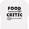 thumbnail image 4 of Inktastic Food Critic with Fork and Spoon Boys or Girls Long Sleeve Toddler T-Shirt, 4 of 5