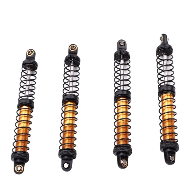 4pcs 110mm RC , Dual Stage Remote Control Shock Damper for 1/10 RC Crawler Car Upgrade Parts
