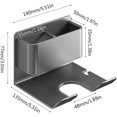 thumbnail image 2 of Bathroom Storage Rack Hair Dryer Wall Mounted Holder Blow Dryer Rack Stand Organizer Hair Dryer Storage Bracket Hanger Hair Dryer Holder Wall Mounted, 2 of 4