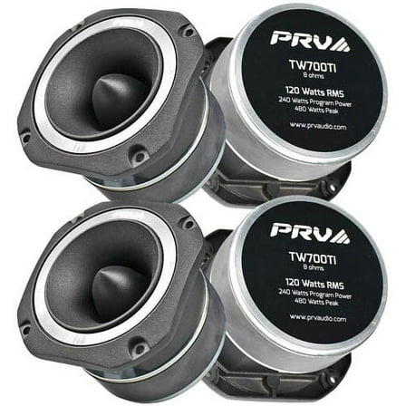 PRV 4" Pro Audio Super Tweeters 120 Watts RMS Power 8 Ohm TW700Ti 4 Pack