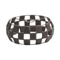thumbnail image 3 of Pantalla tejida Decoración Estilos retro Lámpara de araña Pantalla de cuerda de papel negro Yuyangstore Pantalla tejida, 3 of 8