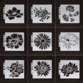 thumbnail image 1 of Pochoirs à Fleurs Modèle Peinture Scrapbooking Estampage en Relief, 1 of 5