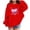 Red, variant on Lorytime Kid Cute Hoodies for Teen Girls Trendy Long Sleeve Sweatshirts Heart Valentine Pullover with Pocket Pullover