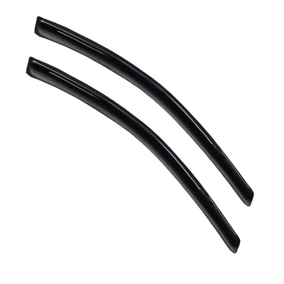 EGOESWELL 92410 ABS Plastic Side Window Deflectors for Cars - Vent Visor Sun Shade & Rain Guard, Tape-On Self-Adhesive Wind Guards, Exterior Mount Rain Protectors, Wind Noise Reduction, 2Pcs