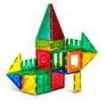 thumbnail image 3 of TYTAN Magnetic Tiles 60-Piece Building Set by ZURU – Colourful STEM Construction Toy with Strong Snap-Fit Tiles for 2D and 3D Play, Includes Carry Bag, for Kids Ages 3+, 3 of 8