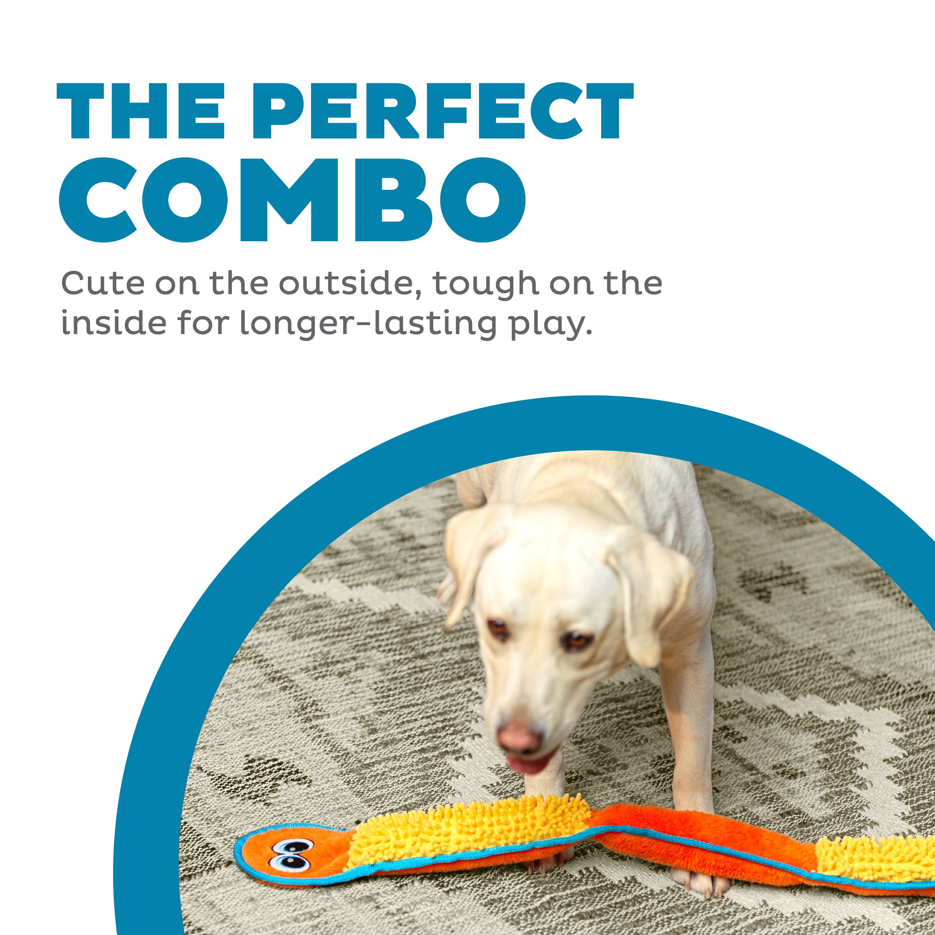Outward Hound Durablez Stuffing-Free Squeaky Interactive Dog