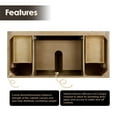 thumbnail image 6 of Laurel 48" Wood Vanity Base in Weathered Fir without Top and Sink no Mirror, 6 of 11