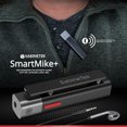 thumbnail image 3 of SabineTek SmartMike+ S610 Ultra-Compact Wireless Bluetooth Microphone 2-Pack, S610 (Black), & SMike+ App, with Noise Reduction, Tripod, Basic Accessories Bundle, 3 of 4