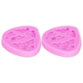 thumbnail image 3 of 2 moldes de silicona rosa para tartas, para comida, mantequilla, pasteles, jabón hecho a mano, aromaterapia, yeso., 3 of 14
