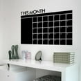 thumbnail image 4 of Big Clearance! Dry Erase Chalkboard Calendar -Vinyl Removable Planner Wall Stickers - Large Reusable Month Calendar Board for Kitchen Fridge, 4 of 6