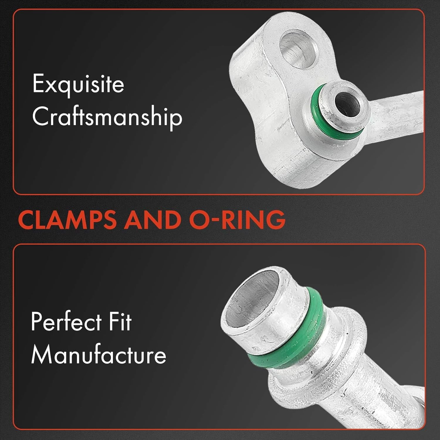 A-Premium A/C Liquid Line Hose Assembly Compatible with Honda Civic, 2006-2011, 2.0L, Condenser to Evap, w/o Orifice Tube