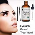 thumbnail image 3 of Organic Castor Oil, 100% Pure Castor Oil, Cold Pressed Unrefined Castor Oil for Skin Hair Lashes, 3 of 5