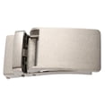 thumbnail image 5 of Rectangle Automatic Ratchet Buckle for Leather Strap, Men Pants Belt Buckles, Business Casual Men Apparel Accessories, Metal Belt, 5 of 6