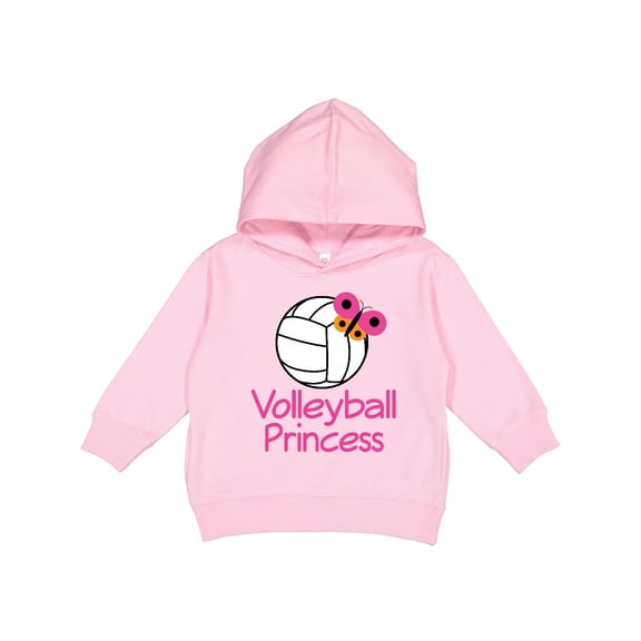Inktastic Volleyball Butterfly Princess Toddler Hoodie