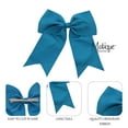 thumbnail image 2 of Motique Accessories Jumbo Hair Bow Clip with Tails for Child Girls - Turquoise, 2 of 4