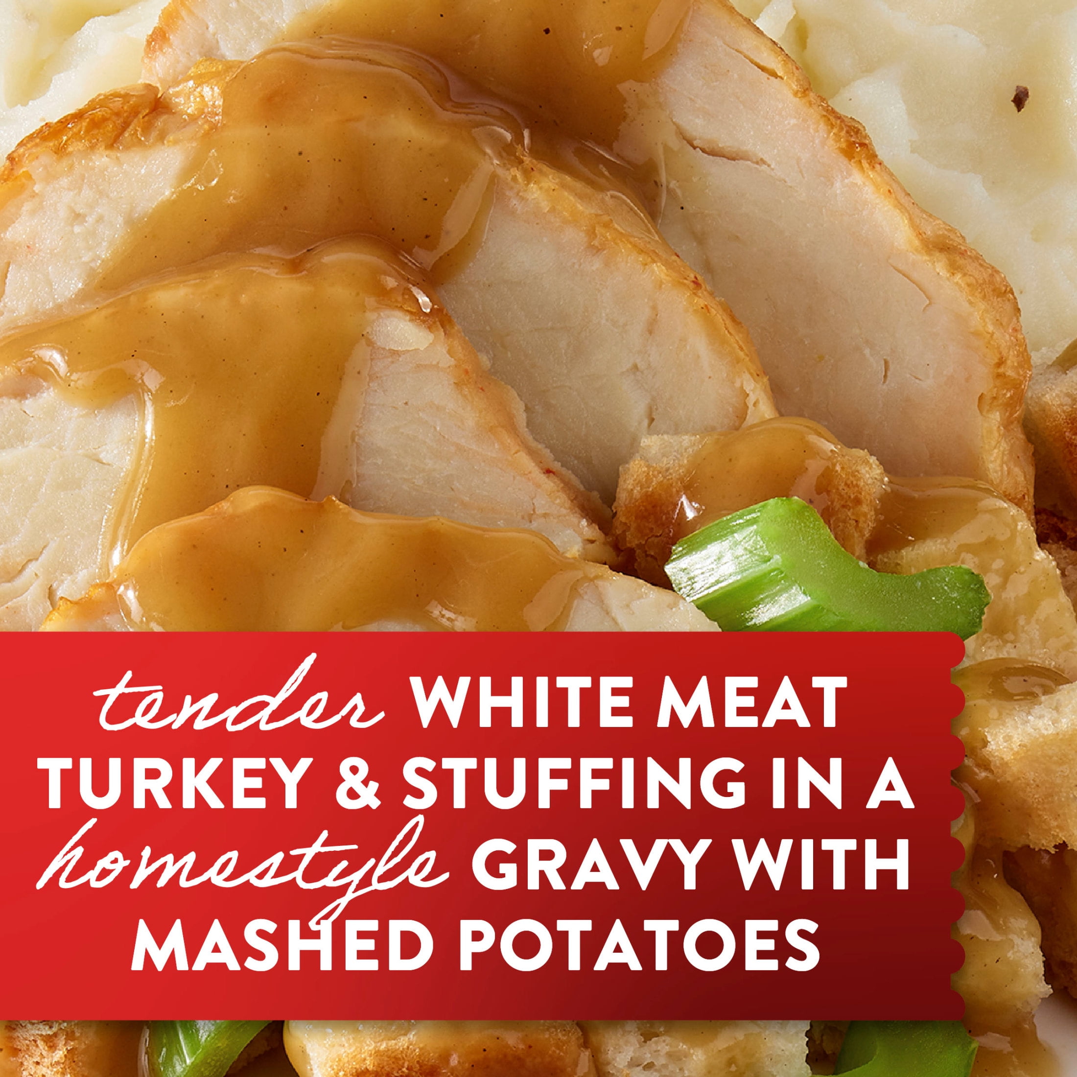 Stouffer’s Roast Turkey, Single Serve Frozen Meal, Frozen Turkey Dinner, 9.625 oz (frozen)
