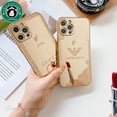 thumbnail image 3 of Funda De Teléfono Dorada De Alta Calidad Para IPhone 11 12 13 Pro Max 14 Plus, 3 of 3