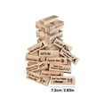 SANKPEIY Couples Game Stacking Wooden Blocks Game for Adults Dare