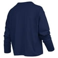 thumbnail image 3 of Women's Pressbox Navy Auburn Tigers Motley Boxy Waist-Length Long Sleeve T-Shirt, 3 of 3