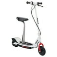 thumbnail image 1 of Razor E200S Seated Electric Scooter, Age 13+, 12 Mph, 40-Min Run, 154lb Max, White, 1 of 12