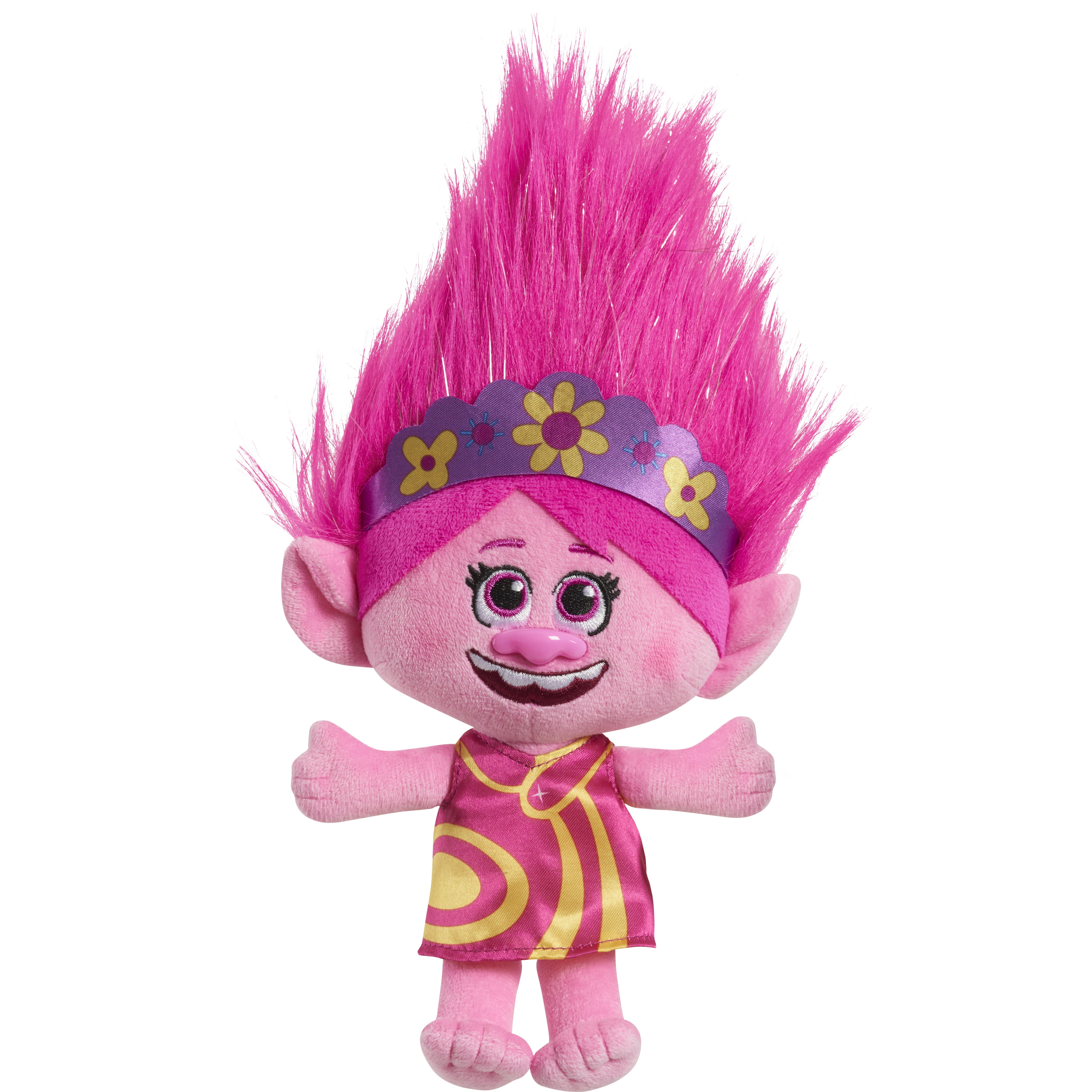 Huggable Toy Dreamworks Trolls Poppy & Branch Plush With Mini 16 Page Book 