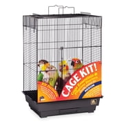 Prevue Pet Products Playtop Bird Cage Kit - Black 91351