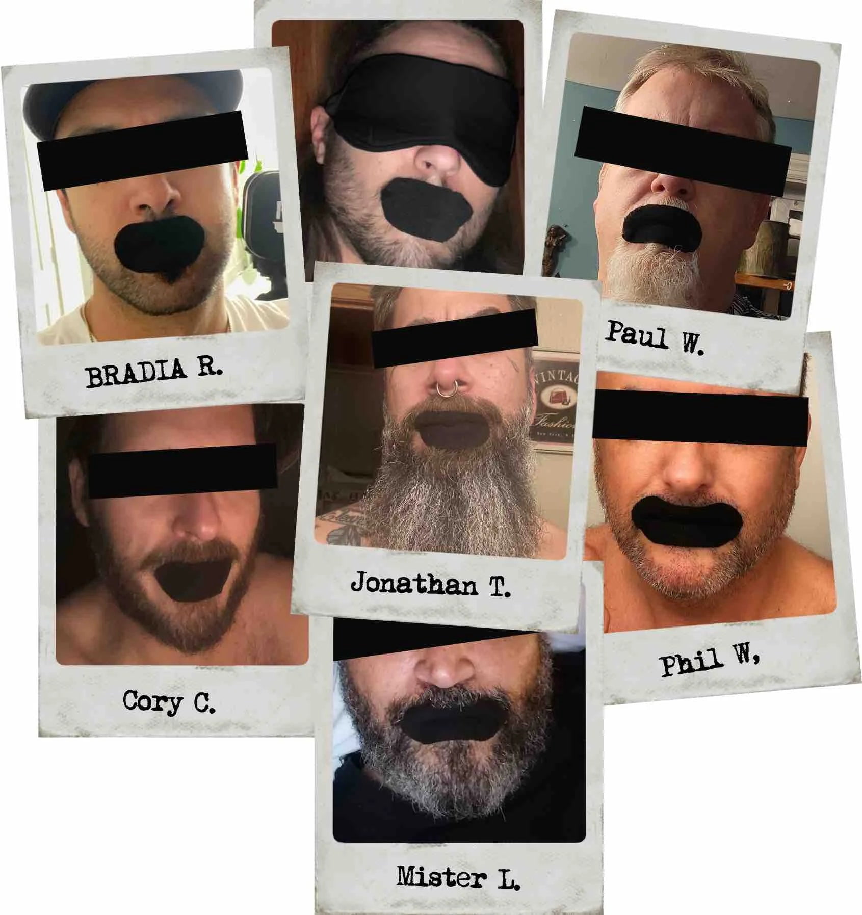 Hostage Tape Nasal Breathing Mouth Tape, Anti-Snoring, Beard-Friendly, 30 Count