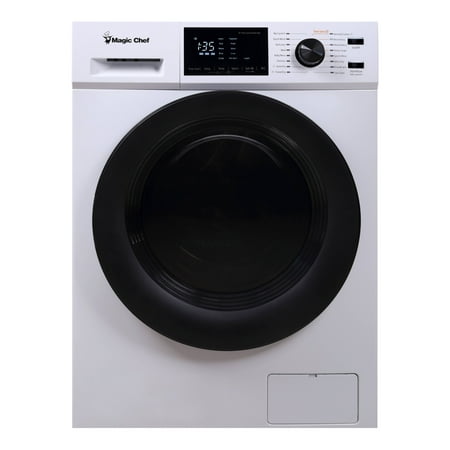 Magic Chef 2.7 cu ft Washer Dryer Combo, White (Best Stackable Washer And Dryer)