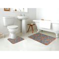 thumbnail image 4 of Yiaed Floral Squirrel Print Bathroom Mat Set 2 Pieces Mat Anti-Skid Pad Ultra Soft and Absorbent Bathroom Bath Mat Contour Bath Rugs for Toilet Base, 4 of 6