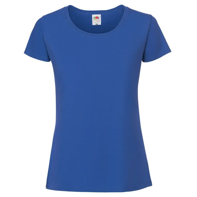 Fruit Of The Loom T-Shirt Iconique pour Femmes en Coton Ringspun 195 de Qualité Supérieure