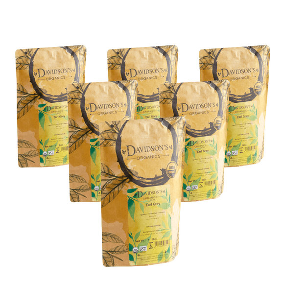 Davidson's Organic Earl Grey Loose Leaf Tea - 1 lb / 0.45 kg (6/Case)