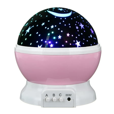 Constellation Night Light Baby Kids Lamp Moon Star Sky Projector Rotating Cosmos Boy's Toys Gift Present for 2 to 15Years Old 360 Degree Rotating