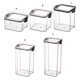 thumbnail image 5 of Inteprter Contenedor de almacenamiento de alimentos Dispensador Organizador Artículos para el hogar Accesorios de cocina Organizadores de utensilios de cocina 700ML, 5 of 6