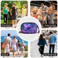 thumbnail image 7 of Women's Crossbody Phone Bag Small Wallet Purse with Detachable Rope Strap Travel Handbags Butterfly with Glowing Wings, 7 of 7