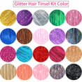 thumbnail image 2 of Kit de extensiones de cabello Prehot Fairy Tinsel 48, 2 of 6