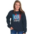 thumbnail image 4 of Official Icee Is Nice Funny Logo Unisex Plus Size Sweatshirt Brisco Brands 2X, 4 of 5