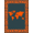 Gray Orange, Pattern 13, variant on ODIKA 8'x10' Washable Area Rug Non-Slip Chair-Friendly Mat Planetary Galaxy Continent Motif Circles Continents Round Map Refined for Dining Room, Large Office, Lounge