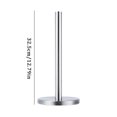 thumbnail image 3 of Stainless Steel Vertical Paper Towel Holder Kitchen Perforationfree Paper Towel Storage Holder Paper Towel Living Room Toilet Paper Roll Holder Rack Home Decor Easy To Use, 3 of 7
