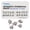 MINI Roth 0.022, variant on 20PCS Teeth Model Braces, Typodont Brackets, 0.022 Slots 3-4-5 with Hooks 20pcs/Pack, (MBT, Mini) 1PK