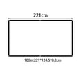 thumbnail image 6 of Projector Screen Projection Curtain White 3D Film Portable Projector Screen Curtain ,Wrinkle-Free Outdoor Projector Screen, 6 of 6